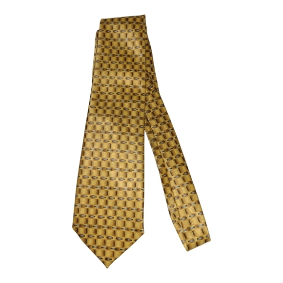 Umo Lorenzo* Gold/Gray Tie - Picture 1 of 3